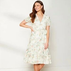Alex Marie | Dresses | Alex Marie Heidi Funnel Neck Long Sleeve Social Dress  In Olive Green | Poshmark